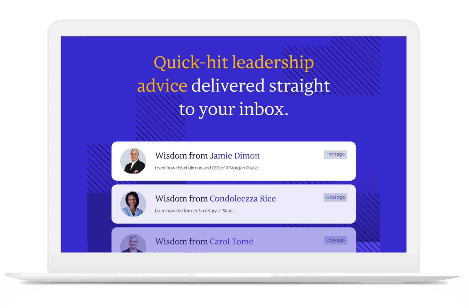 Get 2 minutes of daily leadership wisdom directly to your inbox.